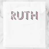 Ruth sticker naam (Tas)