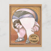 Ruth the Acrobat Circus Poster Briefkaart (Voorkant)