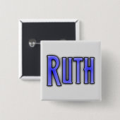 RUTH, voor Ruth Vierkante Button 5,1 Cm (Voorkant /achterkant)