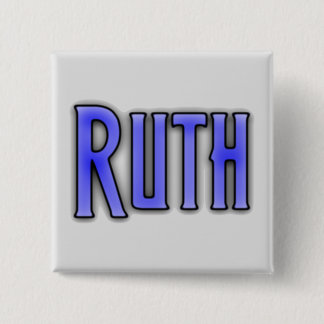 RUTH, voor Ruth Vierkante Button 5,1 Cm