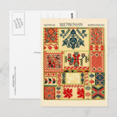 Ruthenian Motifs Briefkaart (Voorkant / Achterkant)