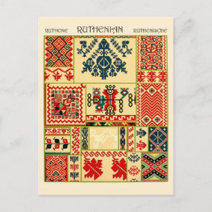 Ruthenian Motifs Briefkaart