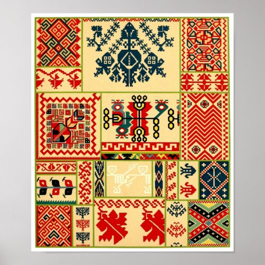 Ruthenian Motifs Poster (Voorkant)
