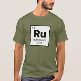 Ruthenium / Periodiek Tafel - Ru Element T-shirt
