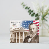 Rutherford B. Hayes - 19e President van de VS Briefkaart (Staand voorkant)