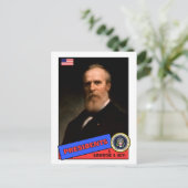 Rutherford B. Hayes Baseball Card Briefkaart (Staand voorkant)