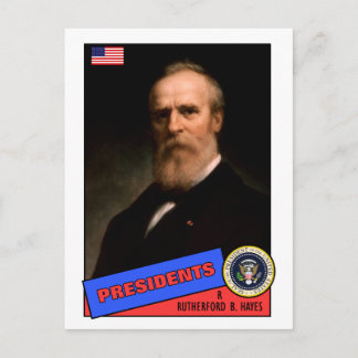 Rutherford B. Hayes Baseball Card Briefkaart