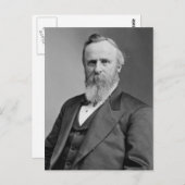 Rutherford B. Hayes Briefkaart (Voorkant / Achterkant)