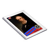 Rutherford B. Hayes-honkaarten Notitieboek (Rechterzijde)