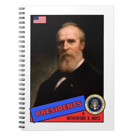 Rutherford B. Hayes-honkaarten Notitieboek (Voorkant)