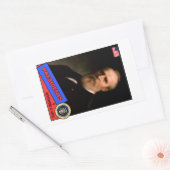 Rutherford B. Hayes-honkaarten Rechthoekige Sticker (Envelop)