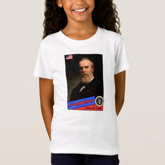 Rutherford B. Hayes-honkaarten T-shirt (Voorkant)