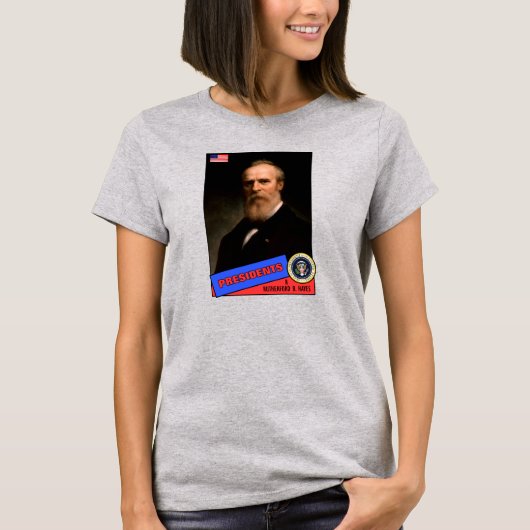 Rutherford B. Hayes-honkaarten T-shirt (Voorkant)