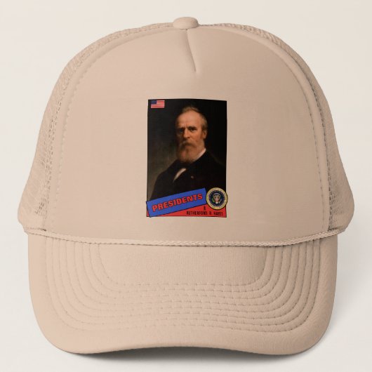 Rutherford B. Hayes-honkaarten Trucker Pet (Voorkant)