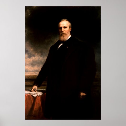 RUTHERFORD B. HAYES Portret van Daniel Huntington Poster (Voorkant)