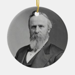 Rutherford B. Hayes Portret van Mathew Brady Keramisch Ornament