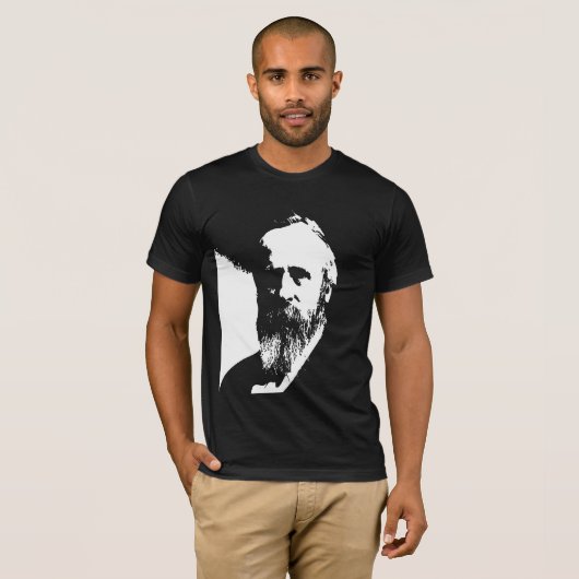 Rutherford B. Hayes silhouette T-shirt (Voorkant volledig)