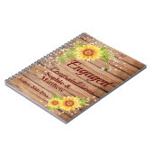 Rutherford Engagement Gefeliciteerd Zonnebloem Gas Notitieboek (Linkerzijde)