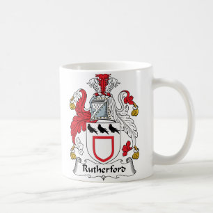 Rutherford Family Crest Koffiemok