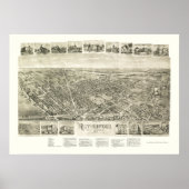 Rutherford, NJ Panoramic Map - 1904 Poster (Voorkant)