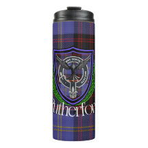Rutherford Schotse Clan Tartan & Wapen