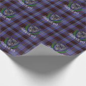 Rutherford Scottish Clan Tartan & Crest Cadeaupapier (Hoek)