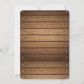 Rutherford Sinaasappel Basketbal Baby Shower Kaart (Achterkant)