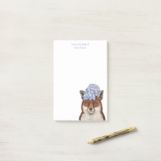 Ruthie de fox post het blocnote post-it® notes (Op bureau)