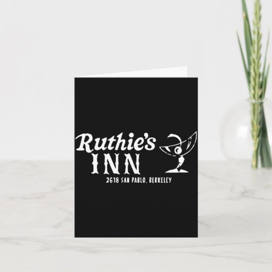 Ruthies Inn Berkeley California Kaart (Voorkant)