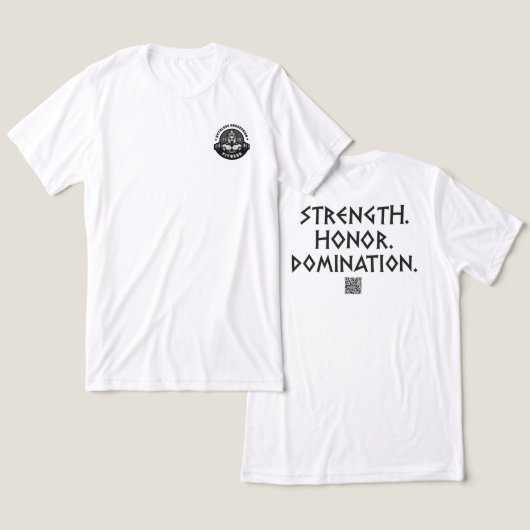 Ruthless Aggression Fitness Gym T-shirt # 1 (Ontwerp Voorkant & Achterkant)