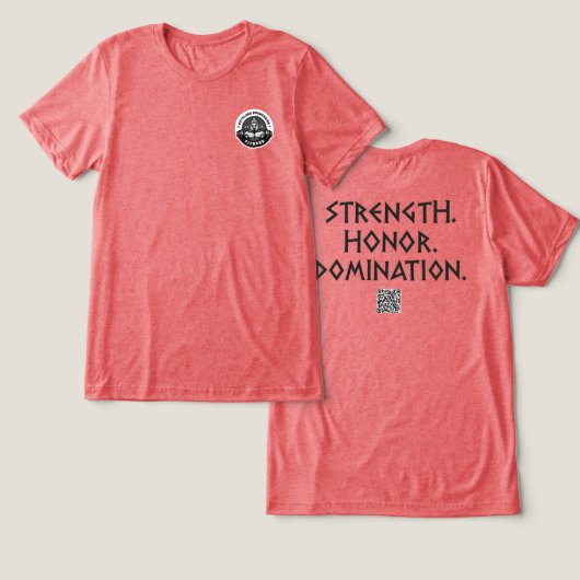 Ruthless Aggression Fitness Gym T-shirt # 1 (Ontwerp Voorkant & Achterkant)