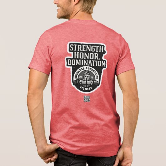 Ruthless Aggression Fitness Gym T-shirt # 2 (Achterkant)