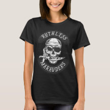 Ruthless Marauders Logo S-Sleeve T-Shirt Dames 2XL
