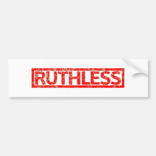 Ruthless Stamp Bumpersticker