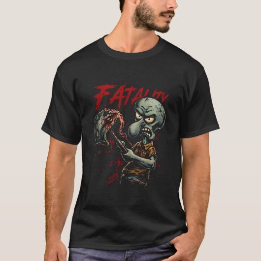 Ruthless Tentacle Executioner T-shirt (Voorkant)