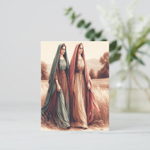 Ruth's liefde en loyaliteit tijdens de reis briefkaart