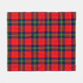 Ruthven Schotse ruit Fleece Deken (Voorkant (Horizontaal))
