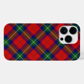 Ruthven tartan red green blue plaid iPhone hoesje (Achterkant horizontaal)