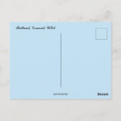 Rutland Vermont Briefkaart (Achterkant)