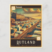 Rutland, Vermont | Oude ansichtkaart