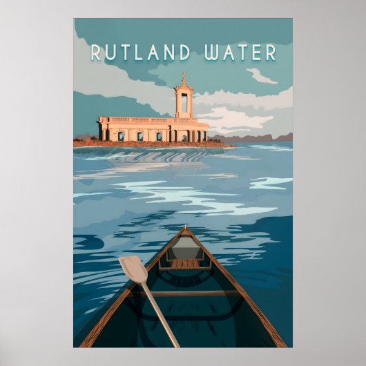 Rutland Water Reisposter Poster (Voorkant)