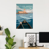 Rutland Water Reisposter Poster (Thuiskantoor)