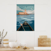 Rutland Water Reisposter Poster (Keuken)