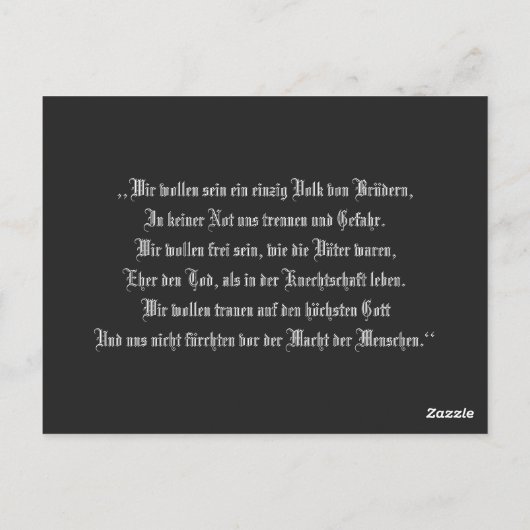 Rütlischwur Briefkaart (Achterkant)