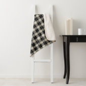 Rutstic Black Pset Pattern met Monogram Sherpa Deken (In situ)