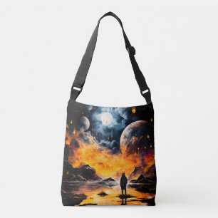 Ruumtereiziger Kosmische Horizon Reis Crossbody Tas