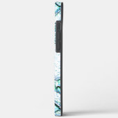 Ruw als steen, in een mengsel van cyaan en munt Case-Mate iPhone case (Achterkant / Links)