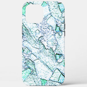 Ruw als steen, in een mengsel van cyaan en munt Case-Mate iPhone case