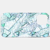 Ruw als steen, in een mengsel van cyaan en munt Case-Mate iPhone case (Achterkant (horizontaal))
