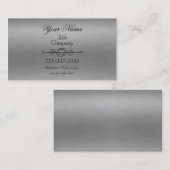 Ruw aluminium print Visitekaartjes (Voorkant / Achterkant)